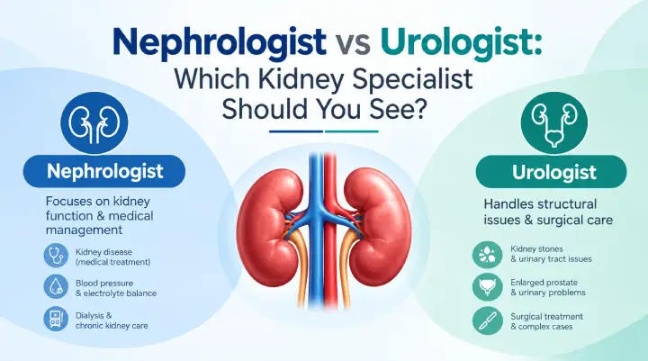 Nephrologist vs Urologist